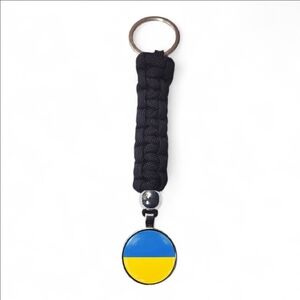 Ukrainian Pride Flag Keychain Backpack Luggage Accessory Ukraine Country Flag